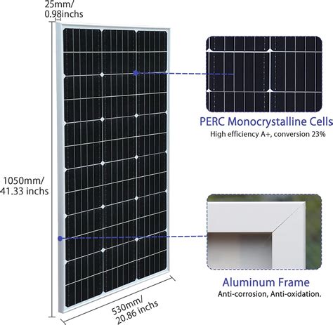 Kit De Panel Solar De W Voltios Voltios X W M Dulo