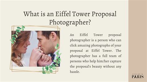 Ppt All You Need To Know About Eiffel Tower Proposal Photographer