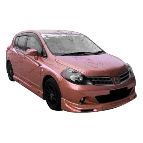 Vis Racing® Nissan Versa Hatchback 2007 2008 Vip Style Fiberglass Body Kit