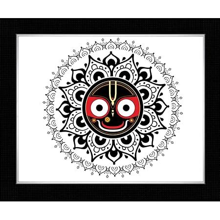 Shree Handicraft Acrylic Sheet Use Jagannath Ji Painting Wall Mount