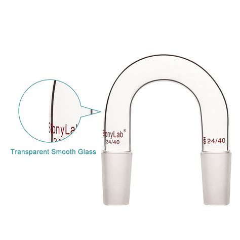 Stonylab Glass Inlet Adapter Borosilicate Glass India Ubuy