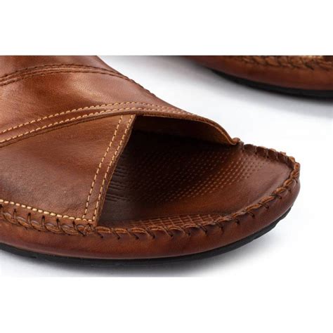 Sandalias De Hombre Pikolinos Tarifa 06J 5434 Piel Vacuno Color Cuero