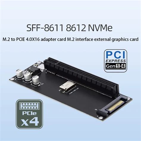 Sff Oculink To Pcie X Slot Adapter Pci E Expansion Card