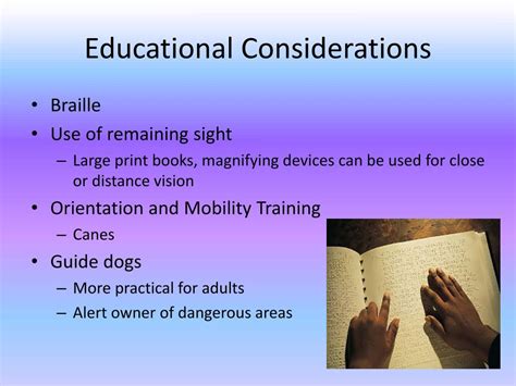 PPT Learners With Blindness Or Low Vision PowerPoint Presentation