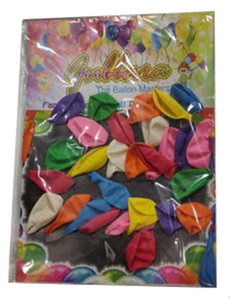 Rubber Birthday Card Balloons For Celebration Packaging Type Packet