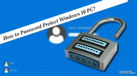 How To Password Protect Windows 10 Pc