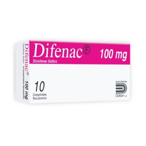 Difenac Diclofenac S Dico Mg X Comprimidos Dollder Farmadon