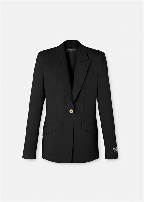 Versace Medusa Single Breasted Blazer Editorialist