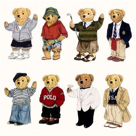 Ralph Lauren Polo Bears Illustrations