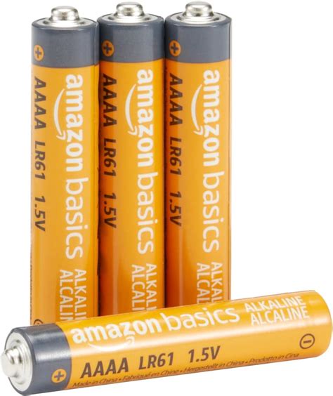 Amazon Basics Everyday AAAA Alkaline batterien 1 5 V 4 Stück Amazon