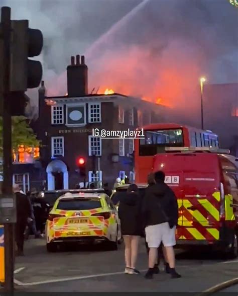 About Firefighters Called To Battle Blaze At Historic London Pub