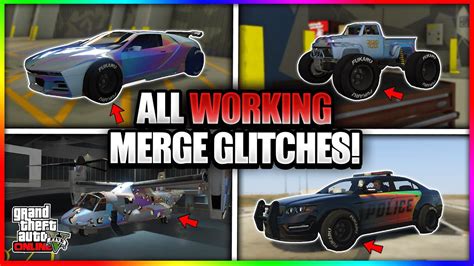 SOLO GTA 5 ALL WORKING CAR MERGE GLITCHES AFTER PATCH 1 67 F1 BENNY