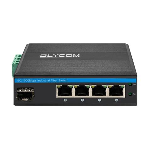 5 Port Gigabit Industrial Grade Unmanaged Ethernet Switch Din Rail