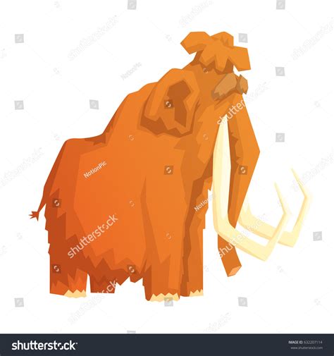 Mammoth Mammal Ice Age Extinct Animal Stock Vector (Royalty Free) 632207114