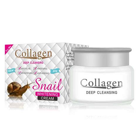 Collagen Deep Cleansing Snail Whitening Cream | Ruperhat.com