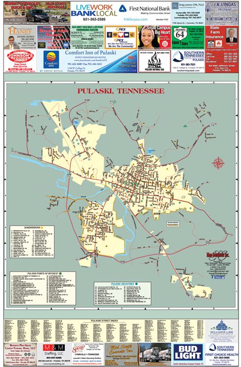 Map of Giles County - Giles County Economic Development Commission