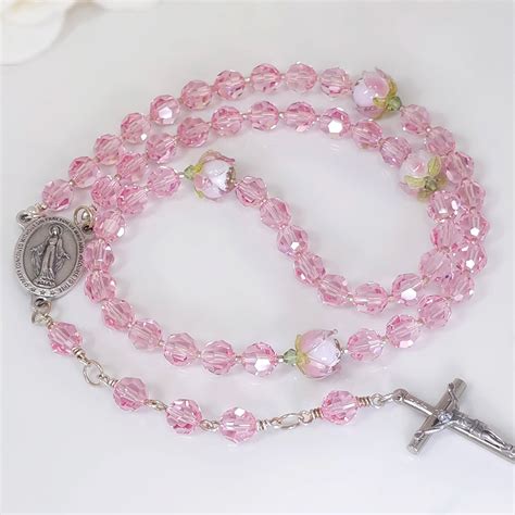 Five Decade Rosary Beads Necklace The Luminous Beads