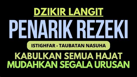 KUNFAYAKUN HUTANG LUNAS REZEKI MENGALIR DERAS HAJAT TERKABUL