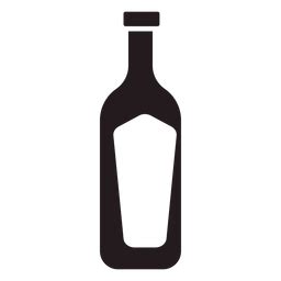 Design Png E Svg De Garrafa De Vinho Preto Para Camisetas