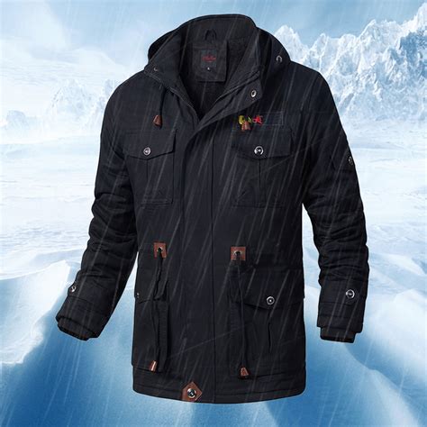 LEEy-world Long Winter Coats For Men Men's Lightweight Softshell Jacket ...