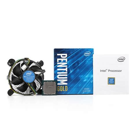 CPU ซพย INTEL PENTIUM GOLD G6400 4 0 GHz LGA 1200 ประกน 3 ป ออก