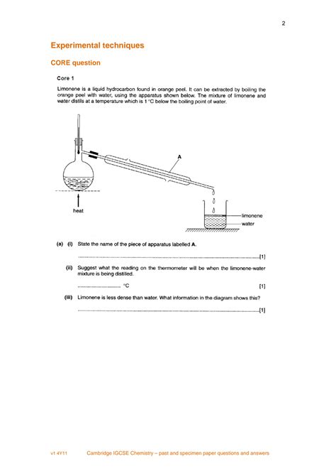 Solution Cambridge Igcse Chemistry 0620 Pdfdrive Studypool