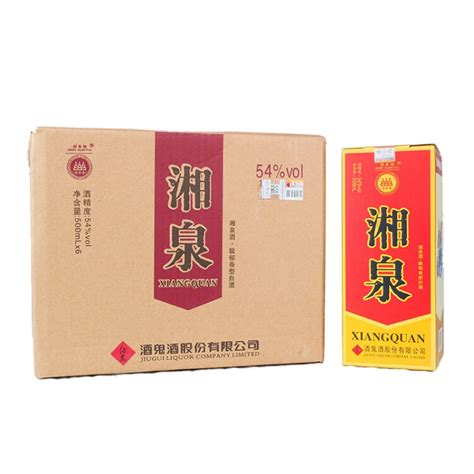 【新包装升级】酒鬼酒 湘泉盒优 54度 500ml6瓶 馥郁香型白酒 整箱装【图片 价格 品牌 评论】 京东