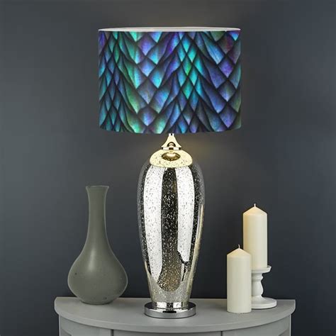 Netilgen Cylinder Lampshade Dragon Scale Lampshades For Table Lamp Home