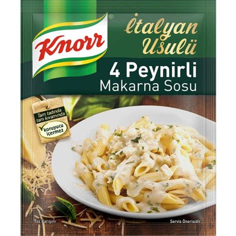 Knorr İtalyan Usulü Sos Makarna 4 Peynirli 50 Gr Fiyatı