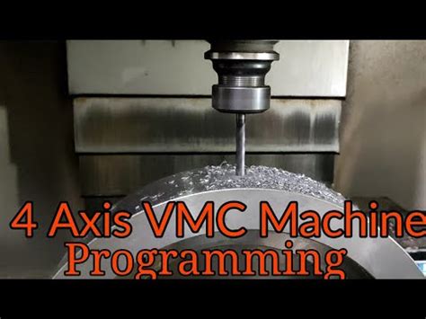 4 Axis VMC Machine 4 Axis VMC Programming In Hindi 4 Axis Machine Job