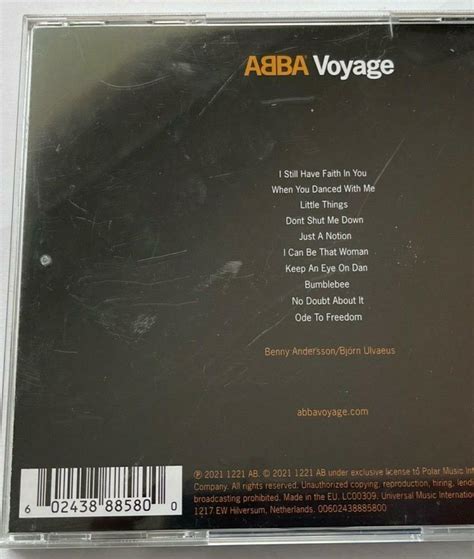 Voyage Cd Abba 2021 Ebay