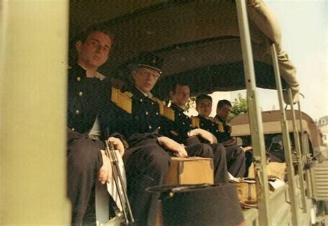 Photo de classe Musique principale des Troupes de Marine Départ pour