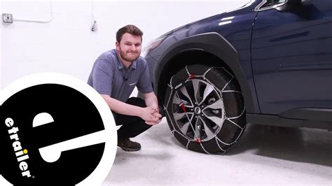 Etrailer Installing The Konig Tire Chains On Your 2023 Subaru Outback