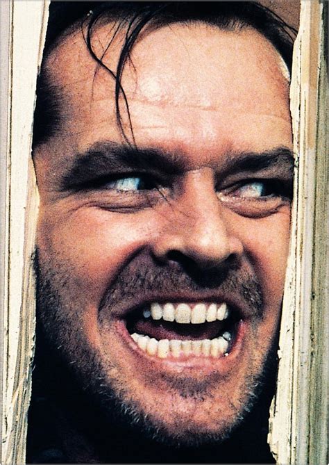 Here S Johnny The Shining Classic Movie Art Large Poster Etsy