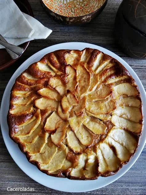 Tarta de manzana saludable sin azúcar Recetas con harina integral