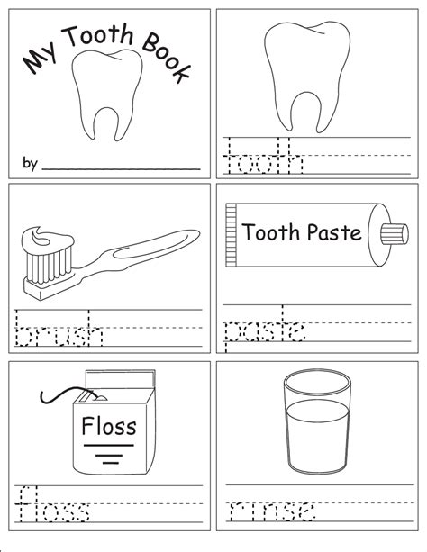 Printable Brush Teeth Worksheet