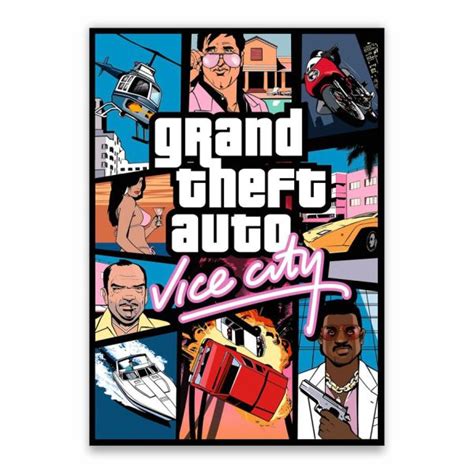 Vice City Grand Theft Auto Poster - A1 | Shop Today. Get it Tomorrow ...