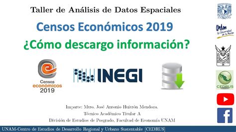 INEGI Censos Económicos 2019 Cómo consultar y descargar información