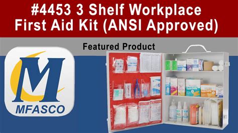 ANSI Z308 1 B Workplace First Aid Kit 2015 YouTube