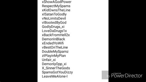 Tryhard gamertags pt2 not taken - YouTube