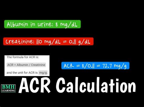 függöny Tenger Kézműves how to calculate albumin creatinine ratio ...