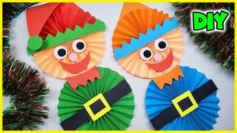 Duendes De Papel Paper Goblin Manualidades Para Navidad De Papel