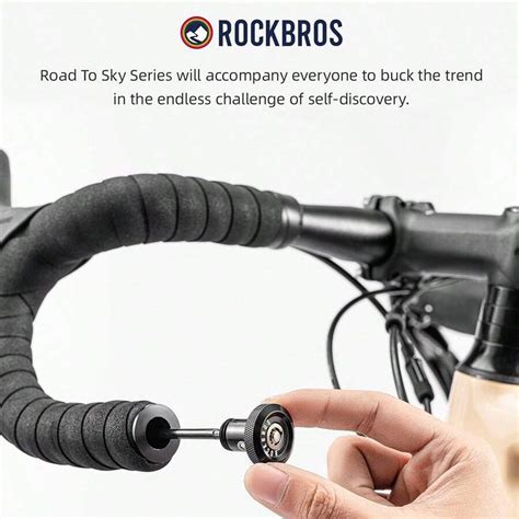 ROCKBROS Road To Sky Bike Cable Lock Hidden In Handlebars Helmet Lock