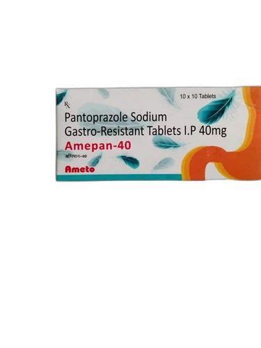 Pantoprazole Sodium Gastro Resistant Tablet 40 Mg At Rs 740 Box In Madurai