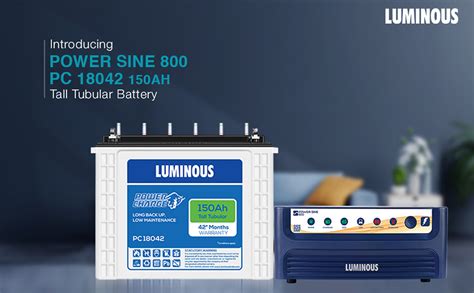 Luminous Inverter For Home Office Shop With Luminous Battery Power