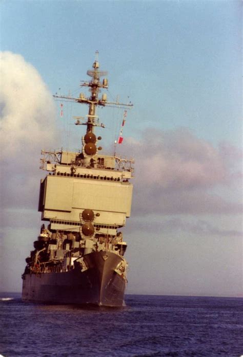 800 X 1179 USS Long Beach CGN 9 And Her SCANFAR Phased Array Radar