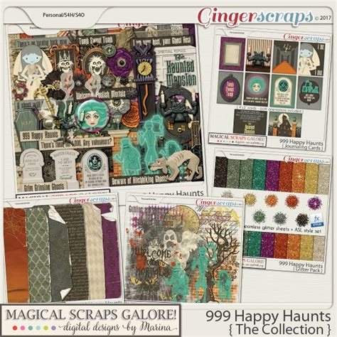 999 Happy Haunts Collection Scrapbook Collection Haunting Disney