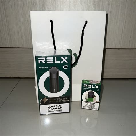jual relx bundle essential pods sisa warna putih isi lime shopee