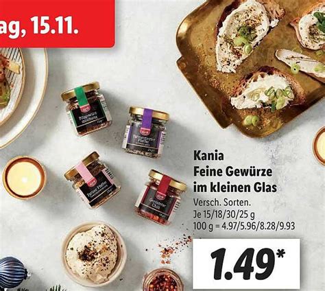 Kania Feine Gewürze Im Kleinen Glas Angebot bei Lidl 1Prospekte de