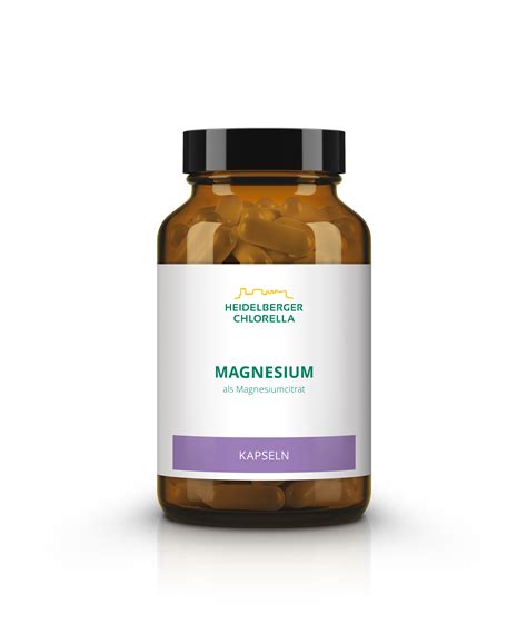 Magnesium Als Magnesiumcitrat Kapseln Online Kaufen Heidelberger